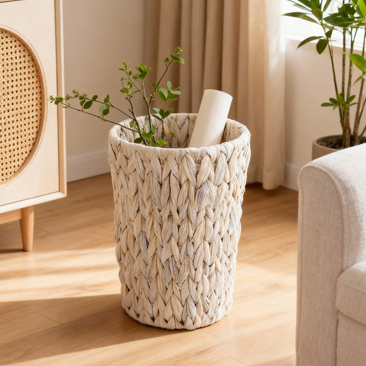 Handwoven Natural Decorative Basket Bowlift