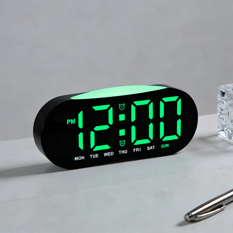 Digital alarm clock with large LED display Bowlift