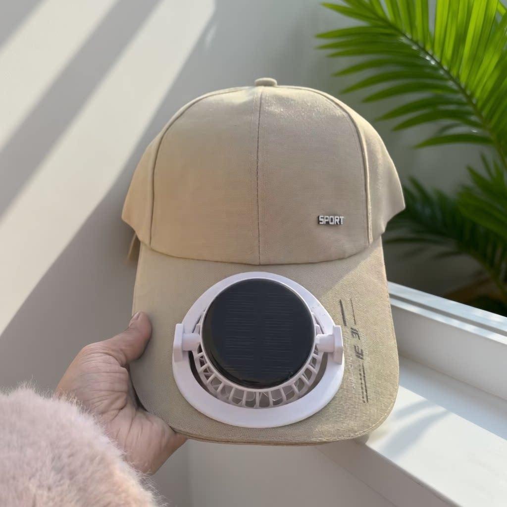 Portable solar-powered USB-C fan with digital battery indicator Bowlift