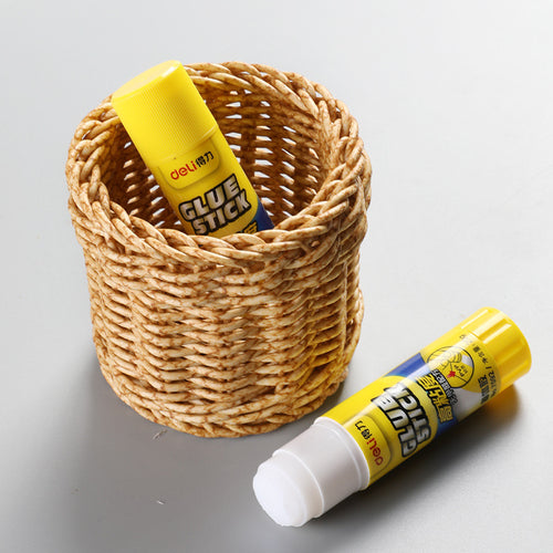Handcrafted Round Wicker Storage Basket Bowlift