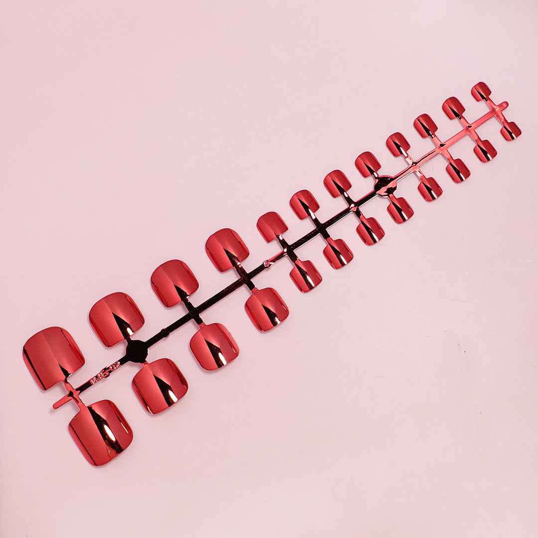 Premium Reflective Press-On Nails Bowlift