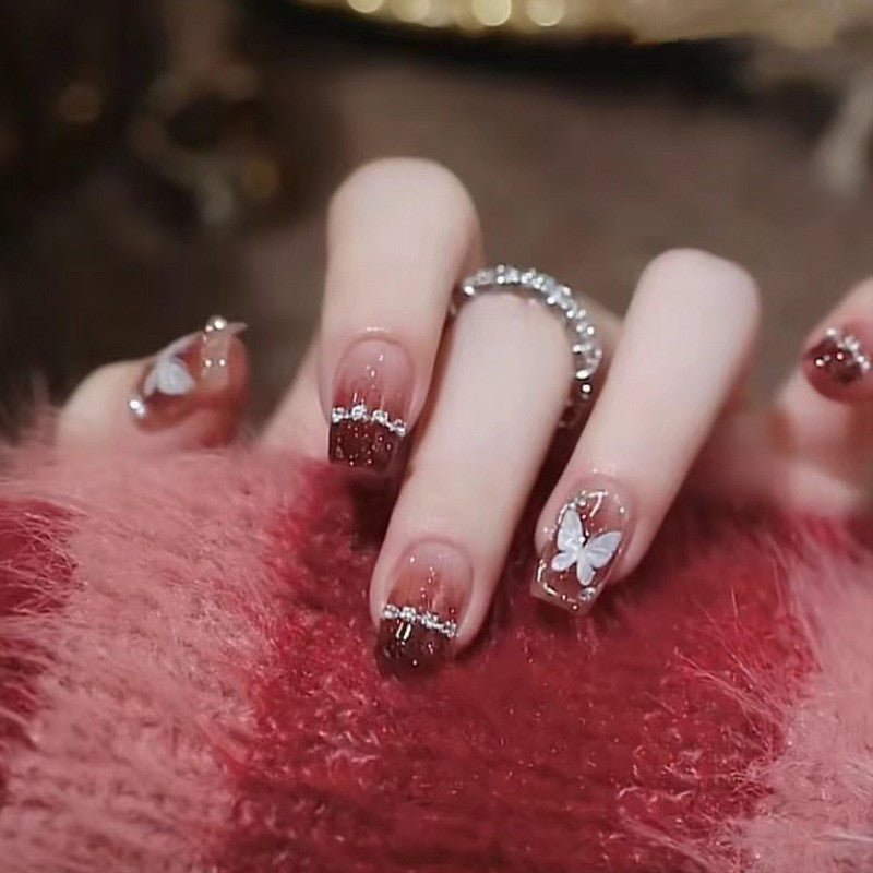 Sparkling Butterfly Nail Art Set Bowlift