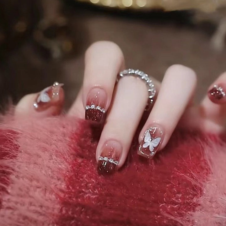 Sparkling Butterfly Nail Art Set Bowlift
