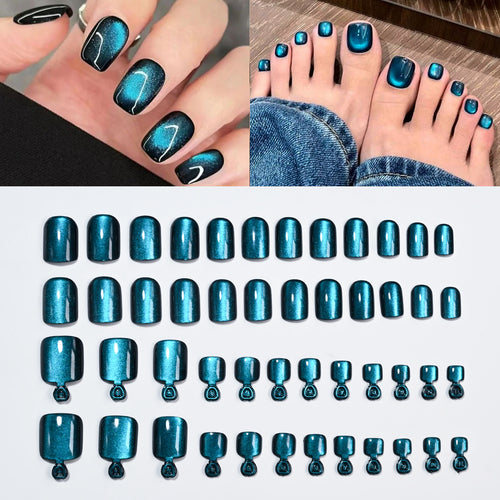 Premium Glossy Press-On Nail Tips Set Bowlift