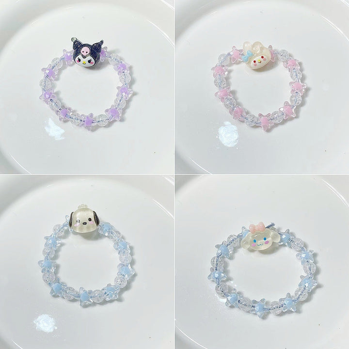 Playful bracelet with stars and cute pendant Bowlift