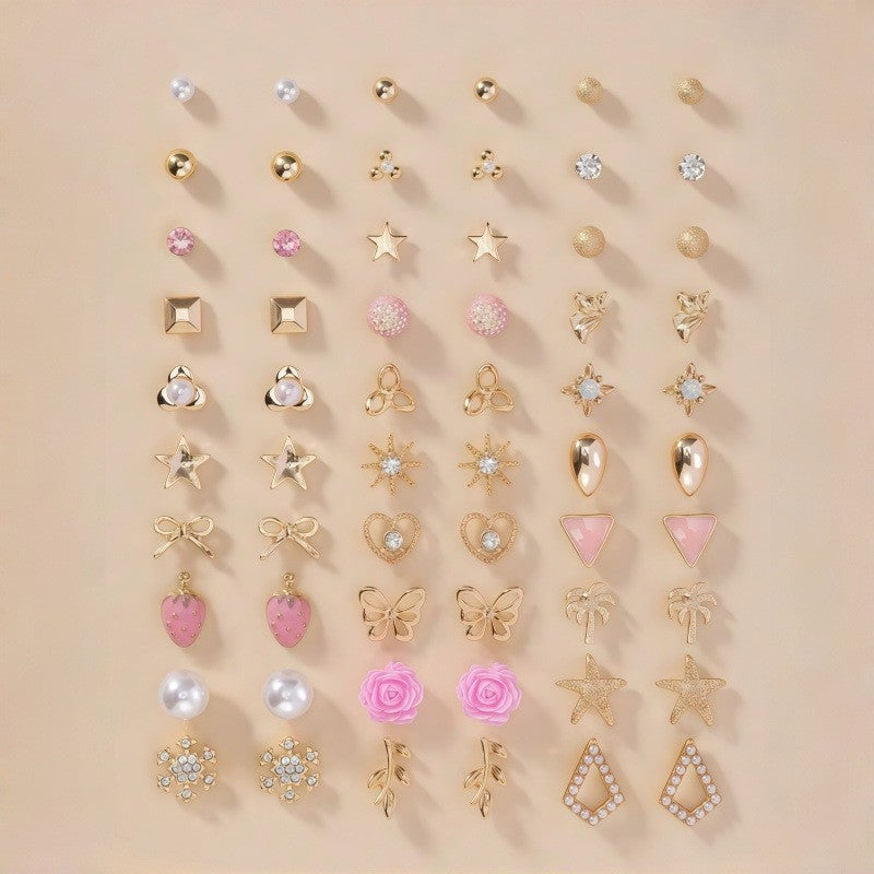 Sparkling Earrings Set Bowlift