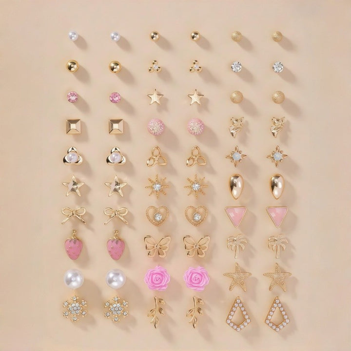 Sparkling Earrings Set Bowlift