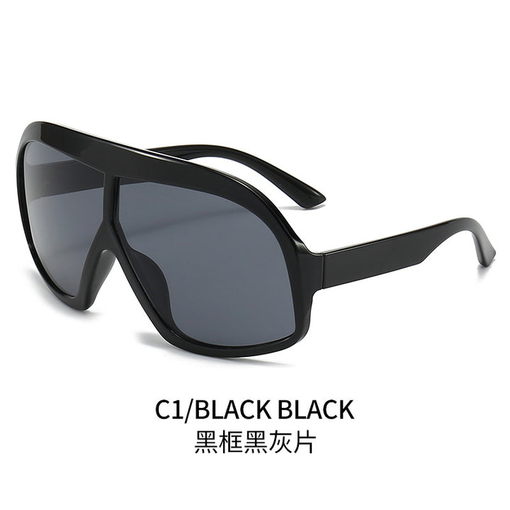 Women's sporty sunglasses with wide frame and polarized lenses Bowlift