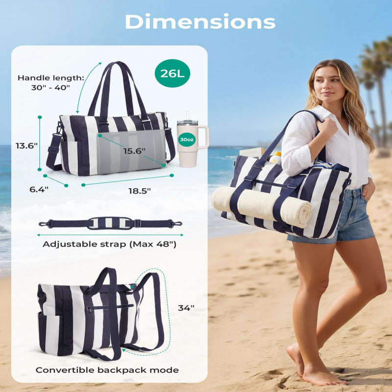 Spacious Multi-Compartment Utility Tote Bowlift