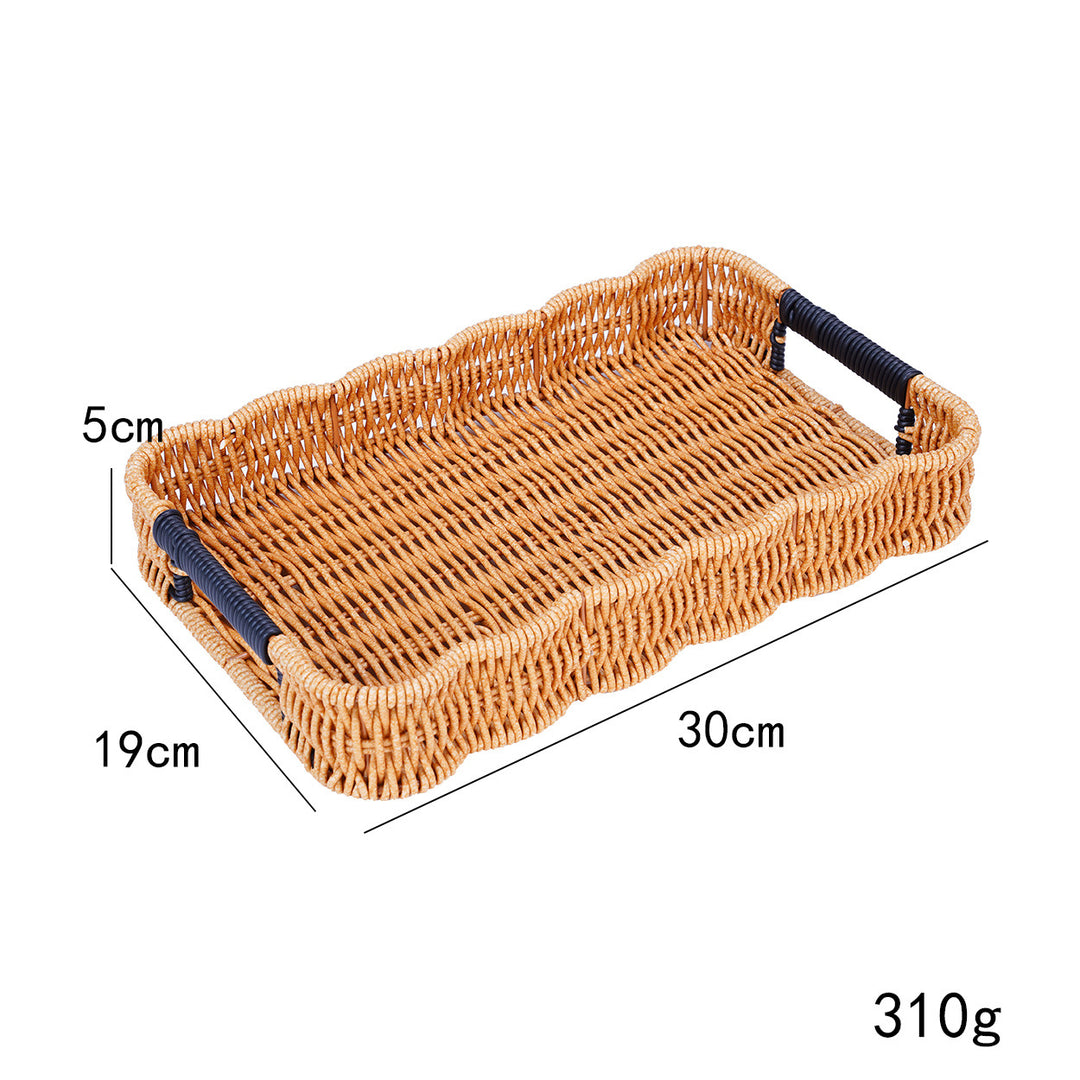 Woven Decorative Serving Tray Bowlift