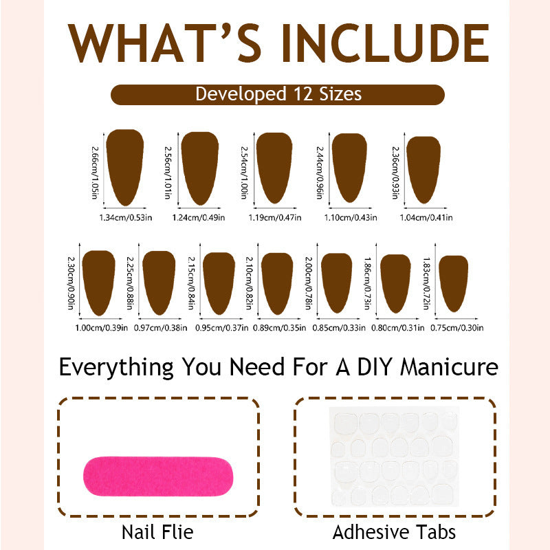 Acrylic nail set with elegant gold tips Bowlift