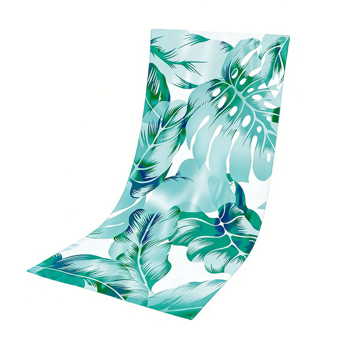 Beach towel with tropical flamingo pattern Bowlift