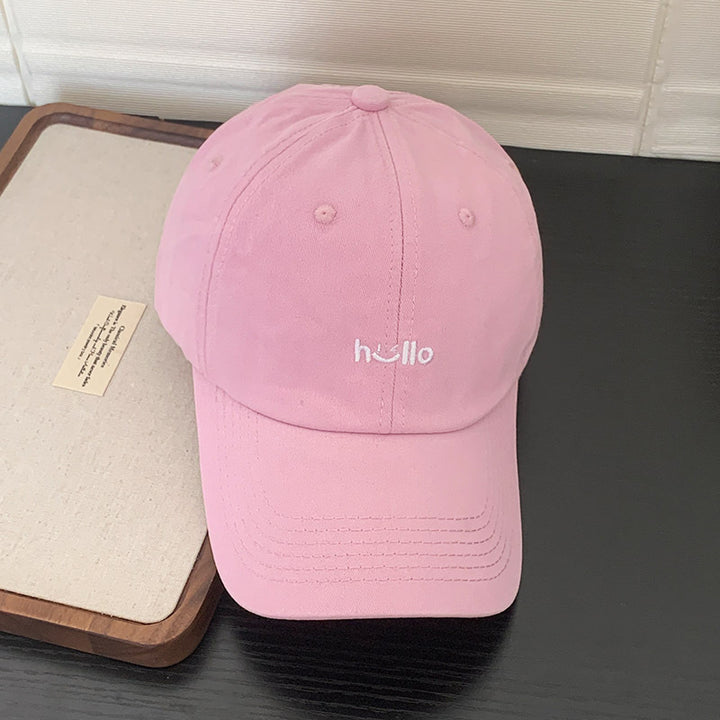 Unisex Casual Cotton Embroidered Cap Bowlift