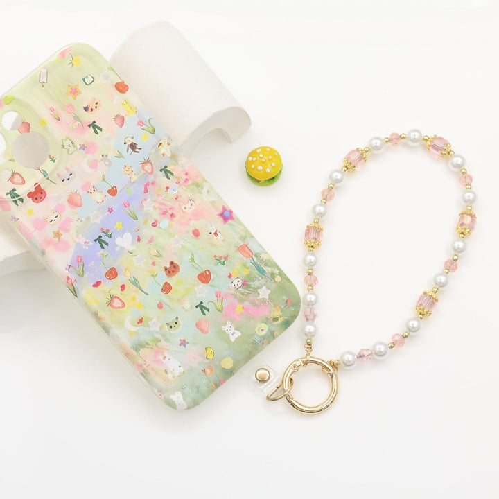 Elegant Beaded Phone Chain Bowlift
