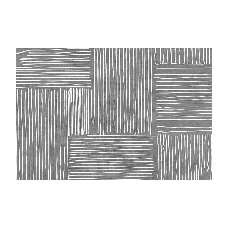 Contemporary Geometric Bath Rug Bowlift