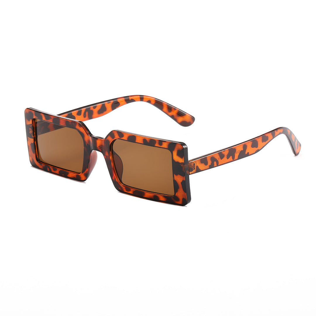 Women's fashionable square sunglasses with coordinated frame Bowlift