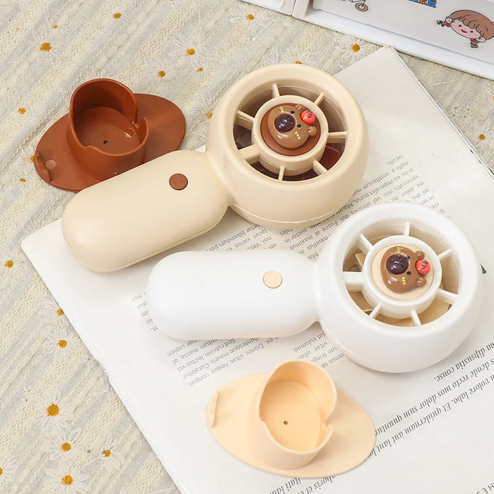 Ladies portable handheld fan with animal design Bowlift