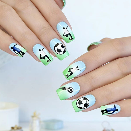 Creative Football Nail Art Bowlift