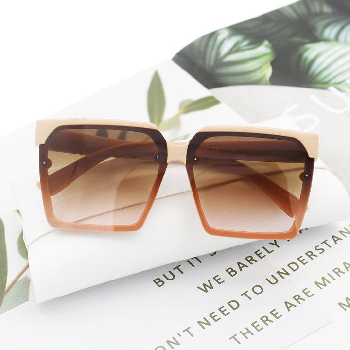 Women's large geometric sunglasses Bowlift