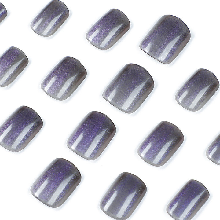 Glamorous nail extensions with glitter effect Bowlift