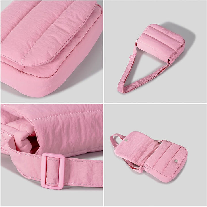 Multifunctional Padded Shoulder Bag Bowlift