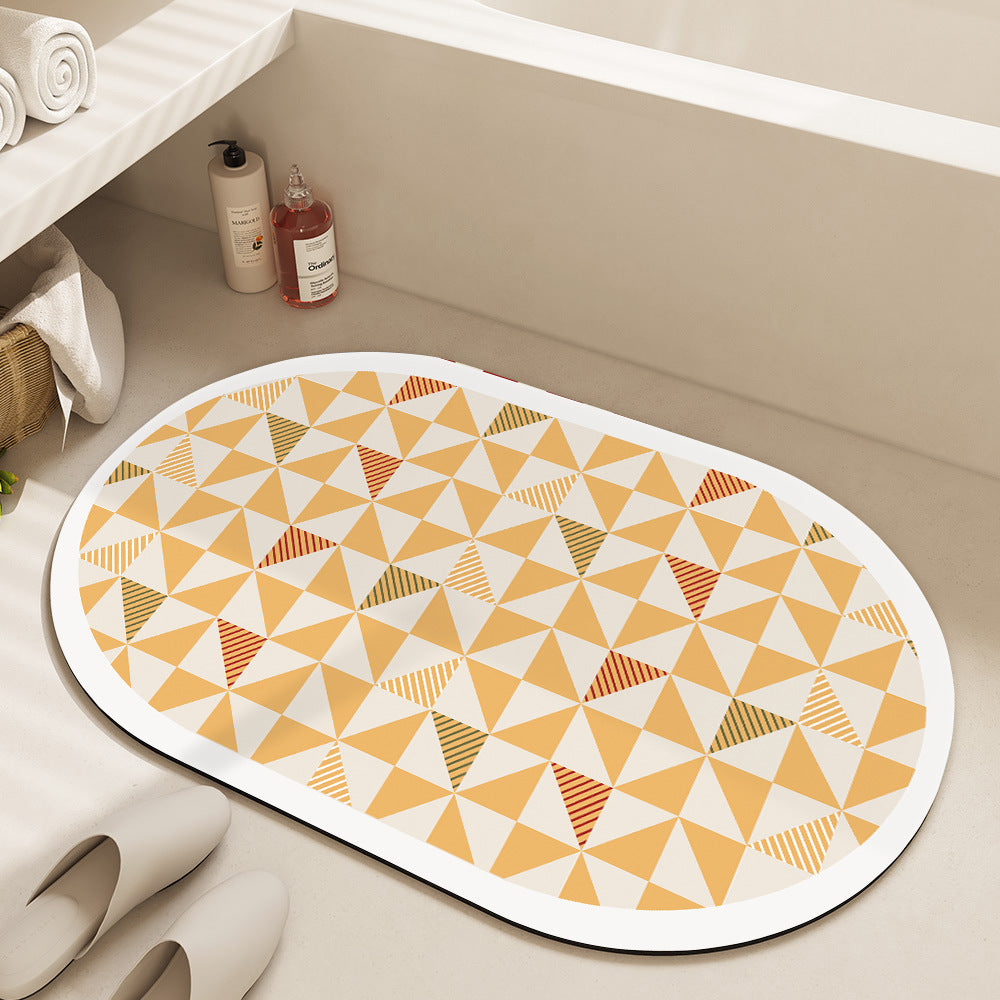 Geometric Patterned Area Rug Bowlift