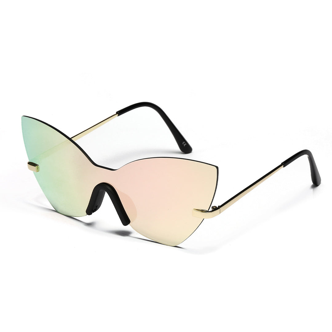 Women's extravagant Cat-Eye sunglasses with high-quality metal frame Bowlift
