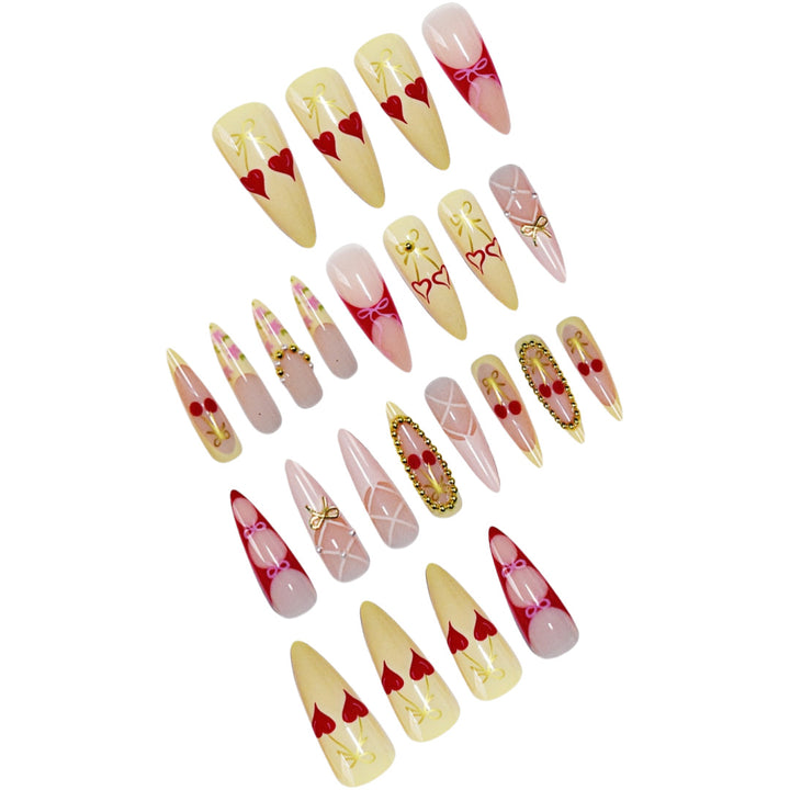 Luxury 3D Decorative Press-On Nails Bowlift