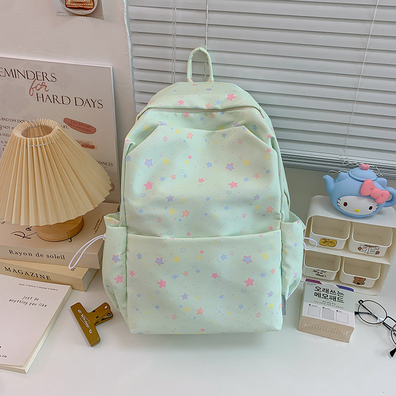 Playful Star-Patterned Backpack