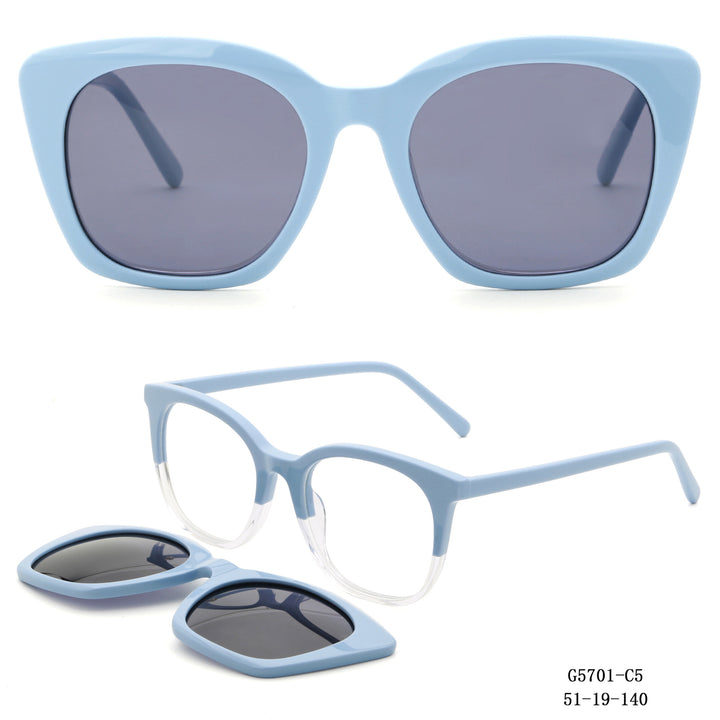Ladies Retro-inspired sunglasses with detachable lenses Bowlift