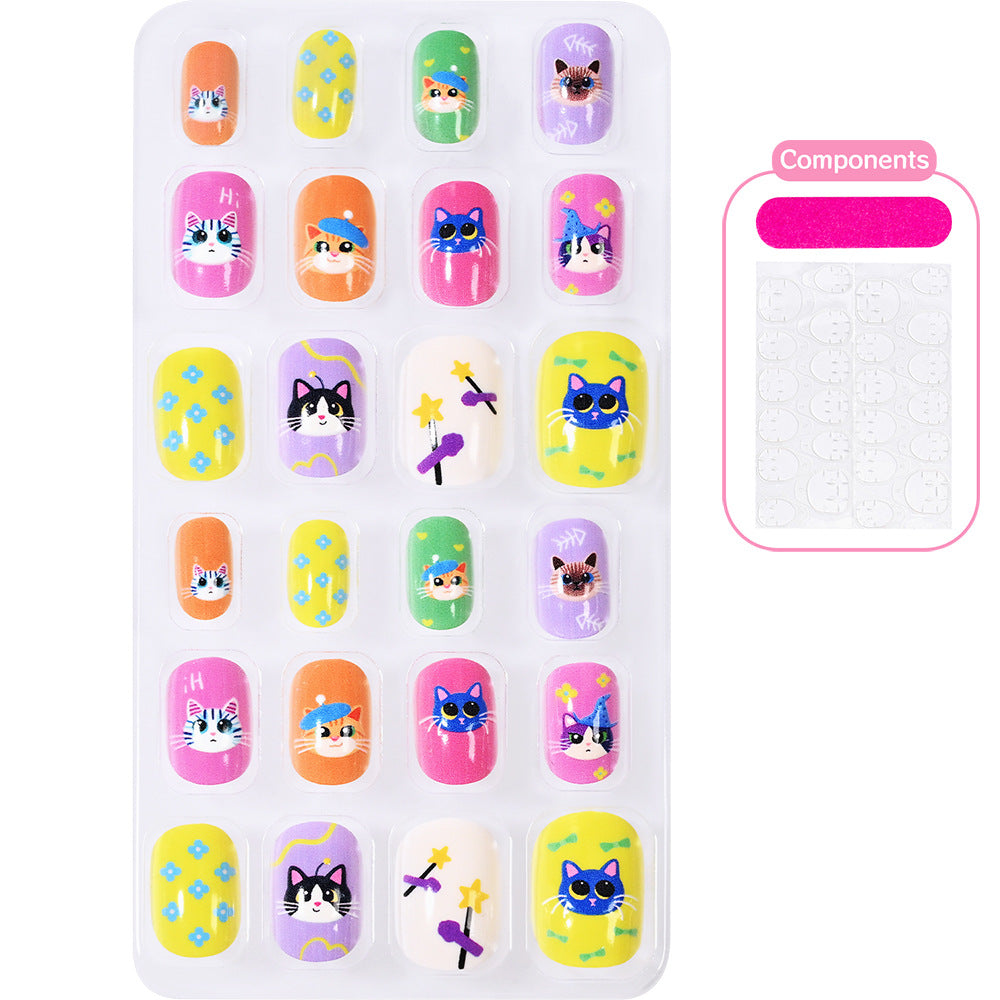 Themed Summer Beach Nail Art Press-On Nails Bowlift