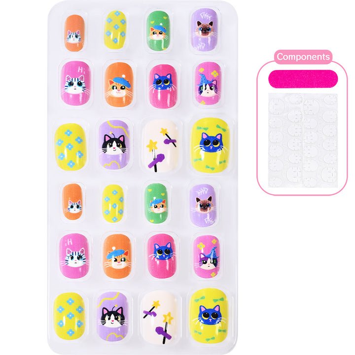 Themed Summer Beach Nail Art Press-On Nails Bowlift