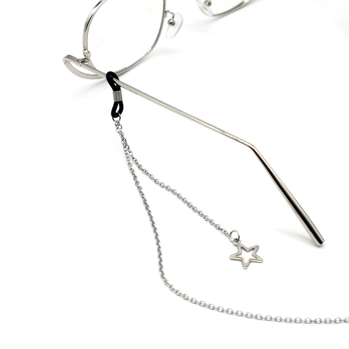 Elegant Star-Accented Eyewear Chain Bowlift