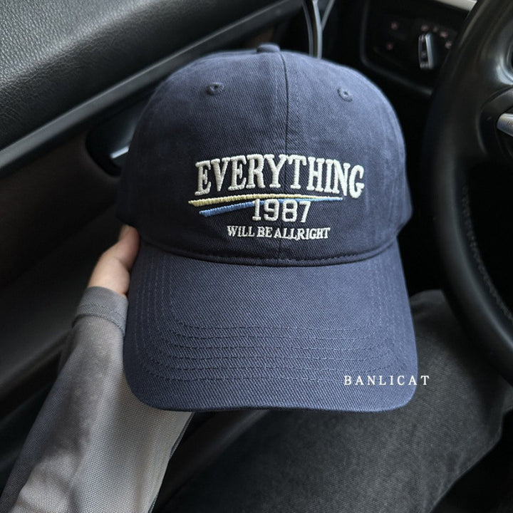 Men's Casual Embroidered Statement Baseball Cap Bowlift