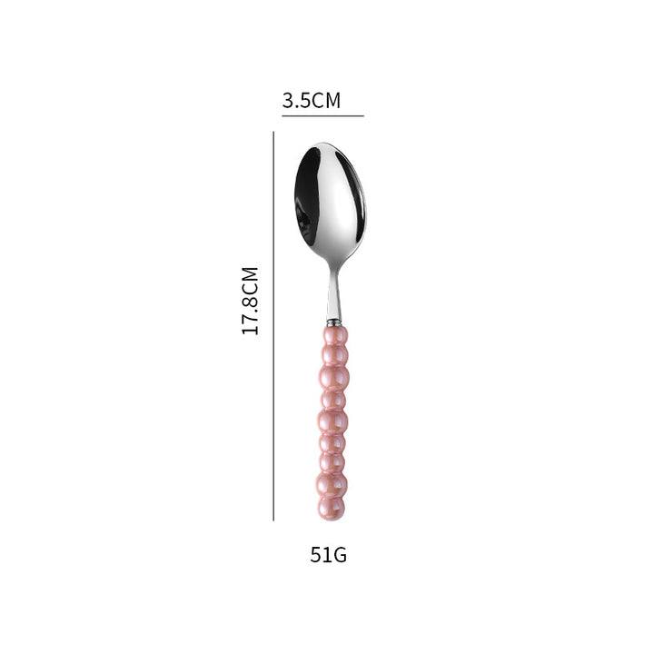 Elegant finger food fork with non-slip handle Bowlift