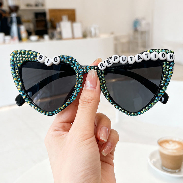 Statement Heart-Frame Sunglasses Bowlift