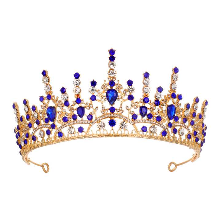 Women Elegant Tiara with Sparkling Crystals Bowlift