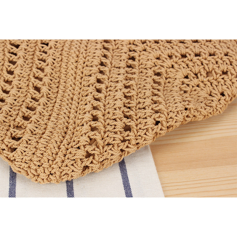 Handbag Made of Braided Natural Material with Inner Pocket Bowlift