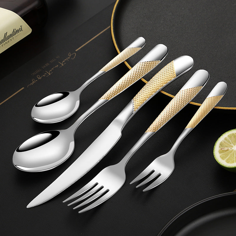 Fine and elegant table knife with non-slip handle Bowlift