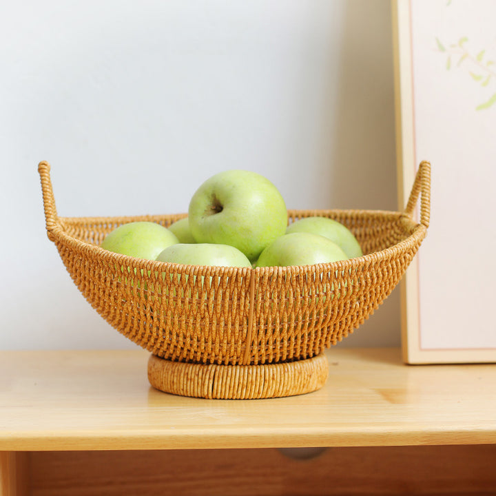 Unisex Handwoven Fruit and Vegetable Stand Bowlift