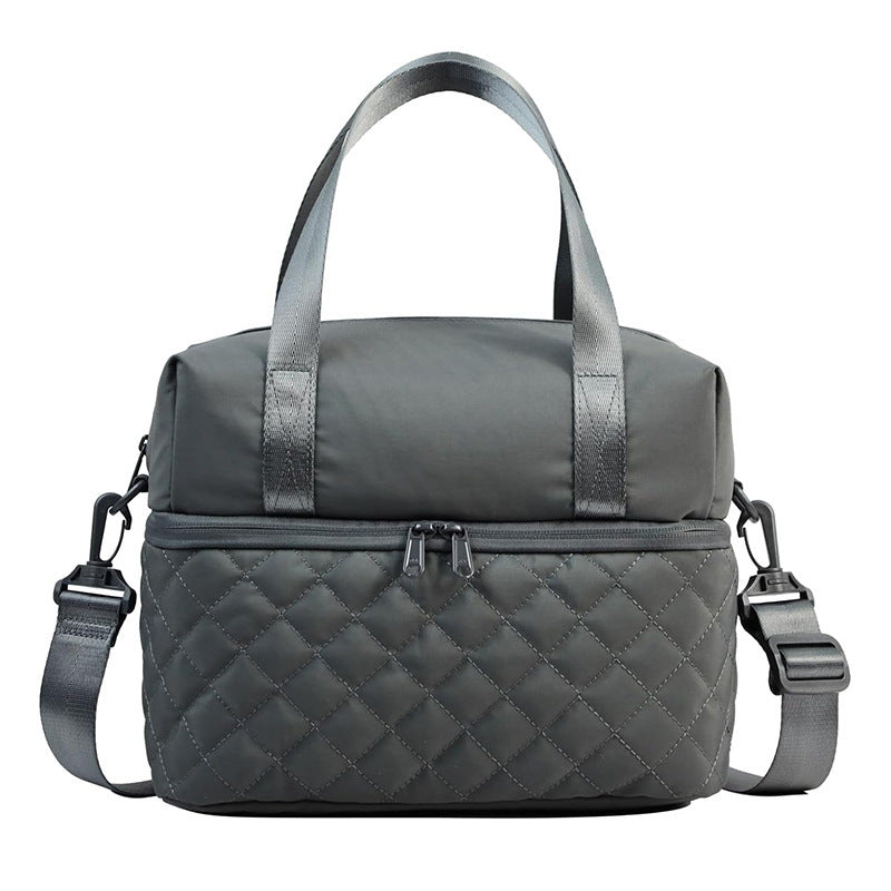 Practical Quilted Tote Bag Bowlift