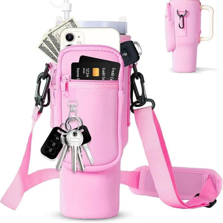 Women's insulated bottle with versatile carrying bag Bowlift