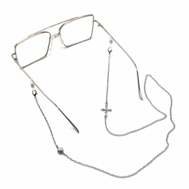 Premium Silver Layered Eyewear Chain Bowlift