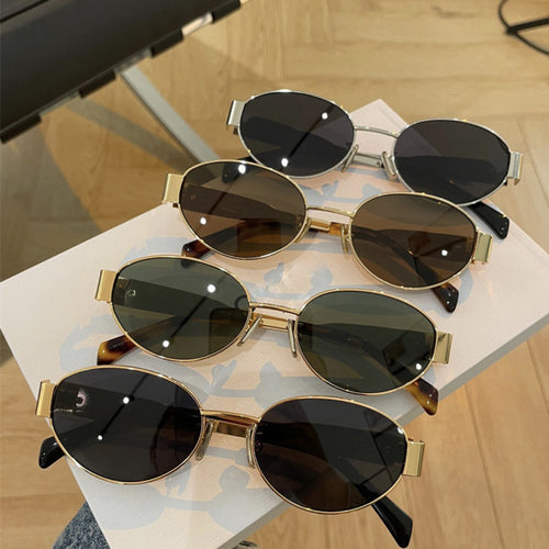 Women's exclusive oval-shaped designer sunglasses Bowlift