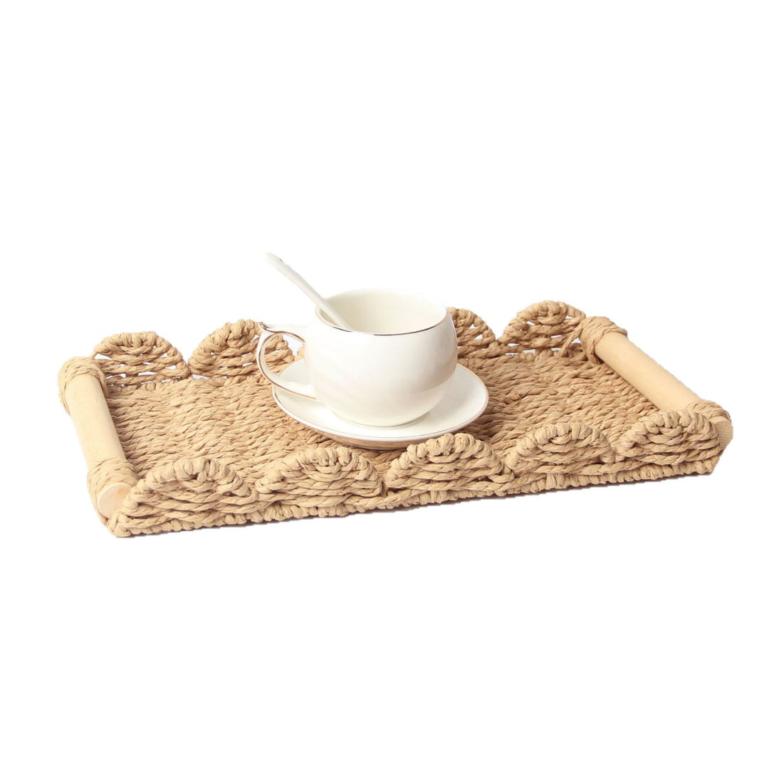 Decorative Woven Serving Tray