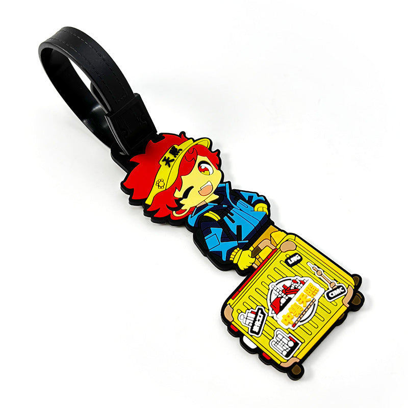 Unisex Cartoon Character Luggage Tag Bowlift