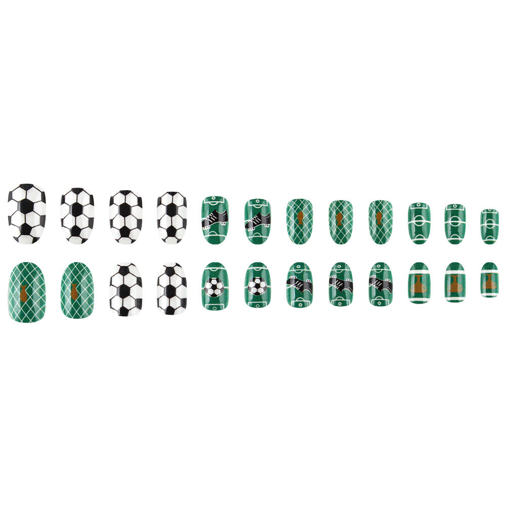 Themed Soccer Nail Art Set Bowlift