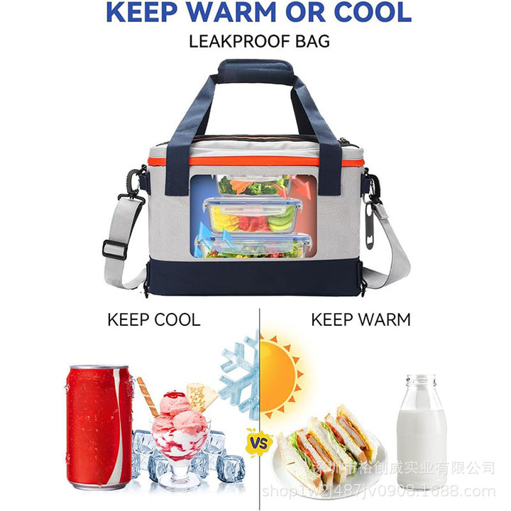 Insulated Food and Beverage Cooler Bag Bowlift