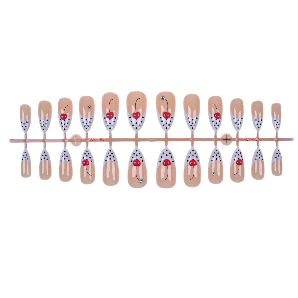 Decorative Art Press-On Nails Set Bowlift