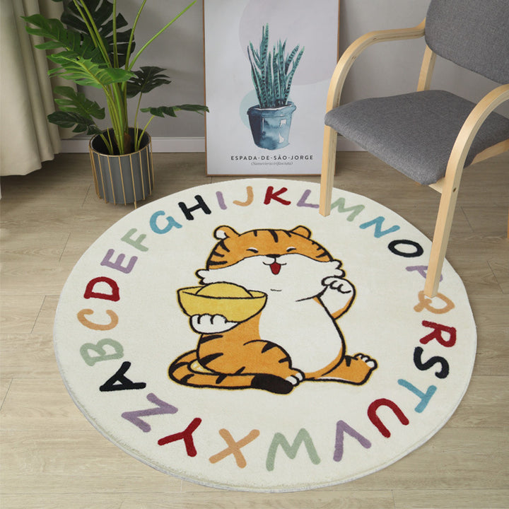 Playful Dinosaur-Themed Area Rug